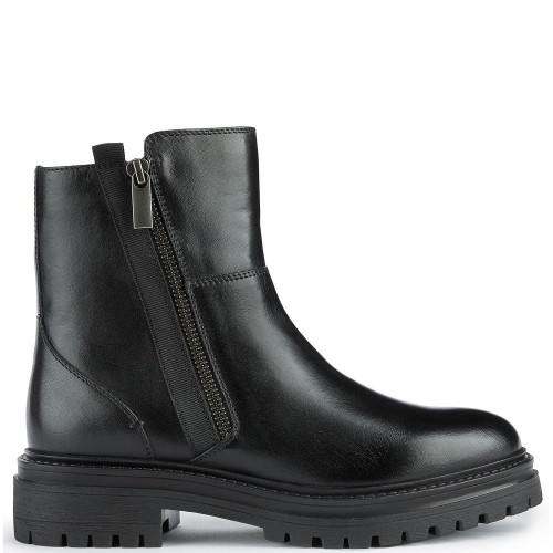 Γυναικεία Μποτάκια Μαύρο Δέρμα IRIDEA D26HRO 00043 C9999 Geox