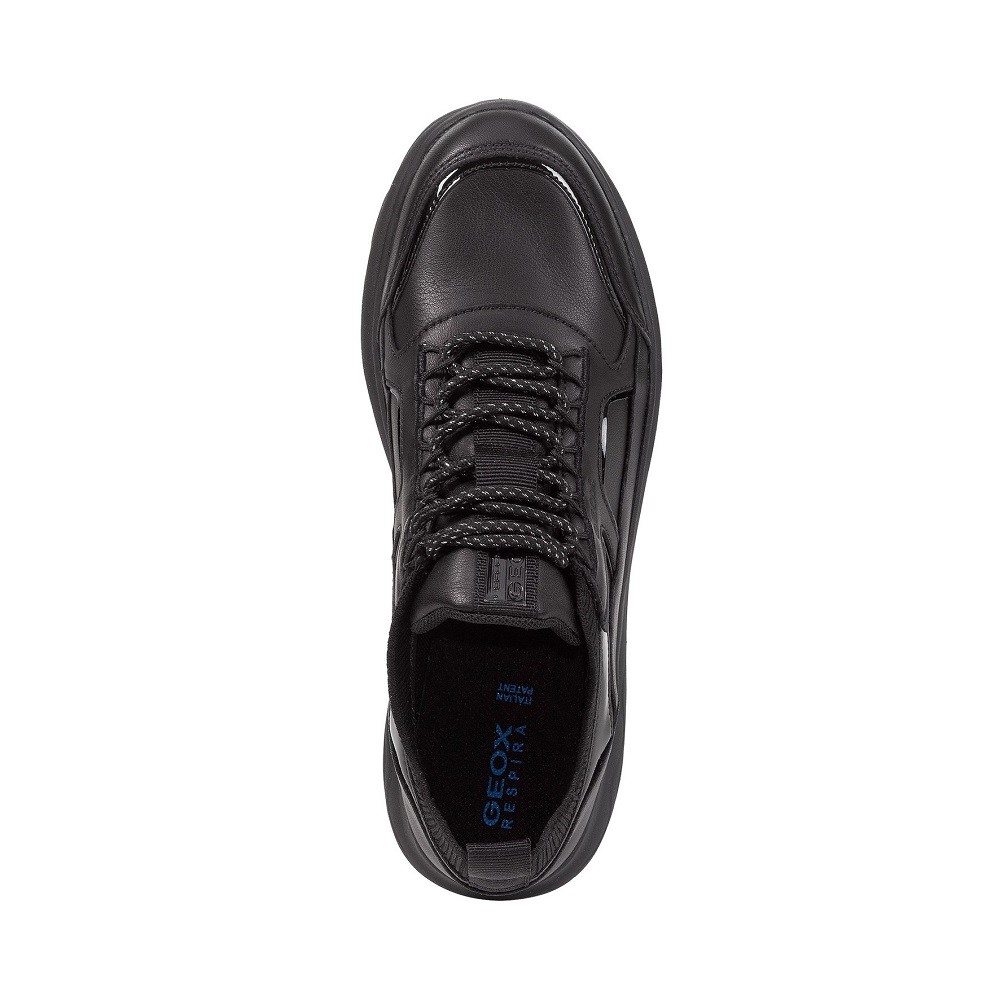 GEOX</br>Γυναικεία Sneakers Μαύρο Δέρμα D26NUC 0856K C9999 SPHERICA C Geox GEOX</br>Γυναικεία Sneakers Μαύρο Δέρμα D26NUC 0856K C9999 SPHERICA C Geox