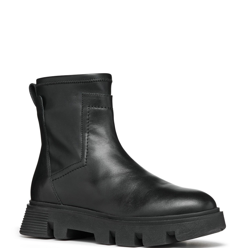 GEOX</br>Γυναικεία Μποτάκια Μαύρο Δέρμα VILDE C D26UAC 043KB C9997 Geox GEOX</br>Γυναικεία Μποτάκια Μαύρο Δέρμα VILDE C D26UAC 043KB C9997 Geox