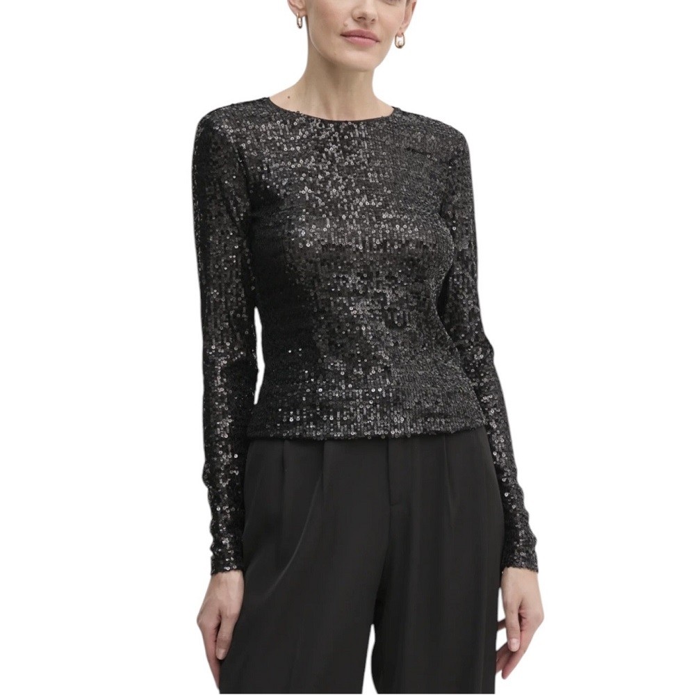 DKNY</br>Γυναικεία Μπλούζα Μαύρο D2GMA119-BLK DKNY DKNY</br>Γυναικεία Μπλούζα Μαύρο D2GMA119-BLK DKNY