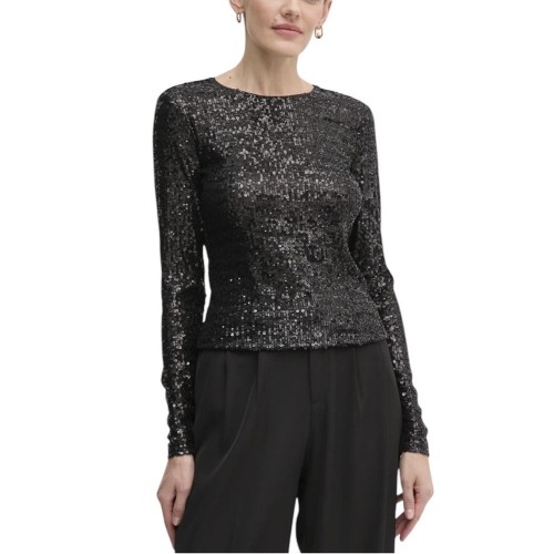 Γυναικεία Μπλούζα Μαύρο D2GMA119-BLK DKNY Γυναικεία Μπλούζα Μαύρο D2GMA119-BLK DKNY