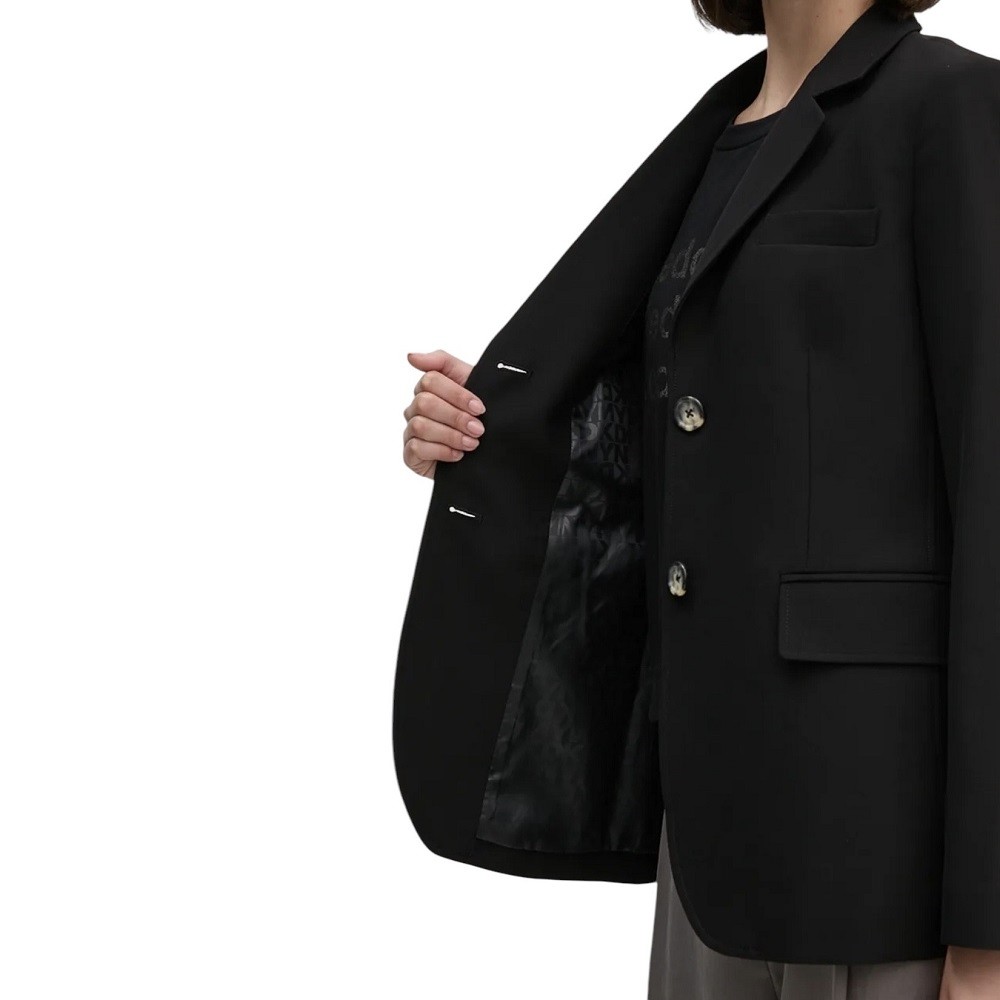 DKNY</br>Γυναικείο Σακάκι Μαύρο D2G4A200-BLK DKNY DKNY</br>Γυναικείο Σακάκι Μαύρο D2G4A200-BLK DKNY