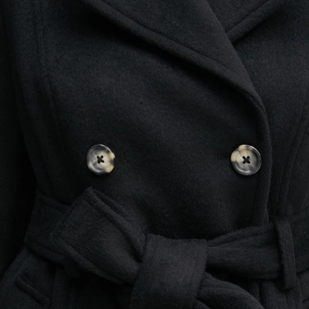 DKNY</br>Γυναικείο Παλτό Μαύρο D2G4A204-BLK DKNY DKNY</br>Γυναικείο Παλτό Μαύρο D2G4A204-BLK DKNY