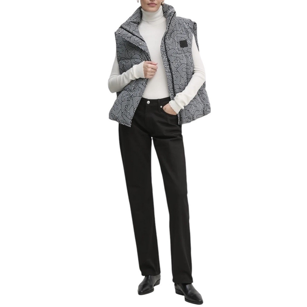 DKNY</br>Γυναικείο Μπουφάν Αμάνικο Γκρι D2G4A224-H46 DKNY DKNY</br>Γυναικείο Μπουφάν Αμάνικο Γκρι D2G4A224-H46 DKNY
