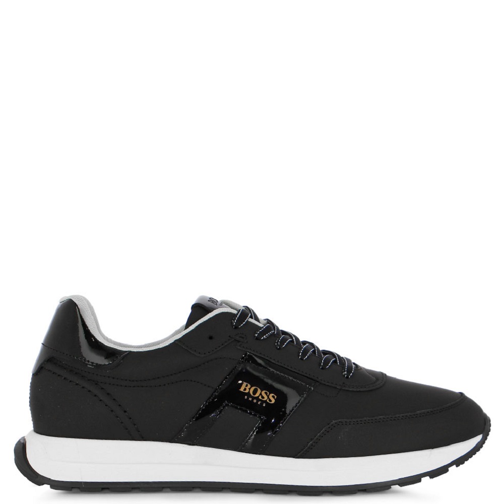 BOSS</br>Boss D321/A GOMATO Ανδρικά Sneakers Μαύρο Δέρμα BOSS</br>Boss D321/A GOMATO Ανδρικά Sneakers Μαύρο Δέρμα