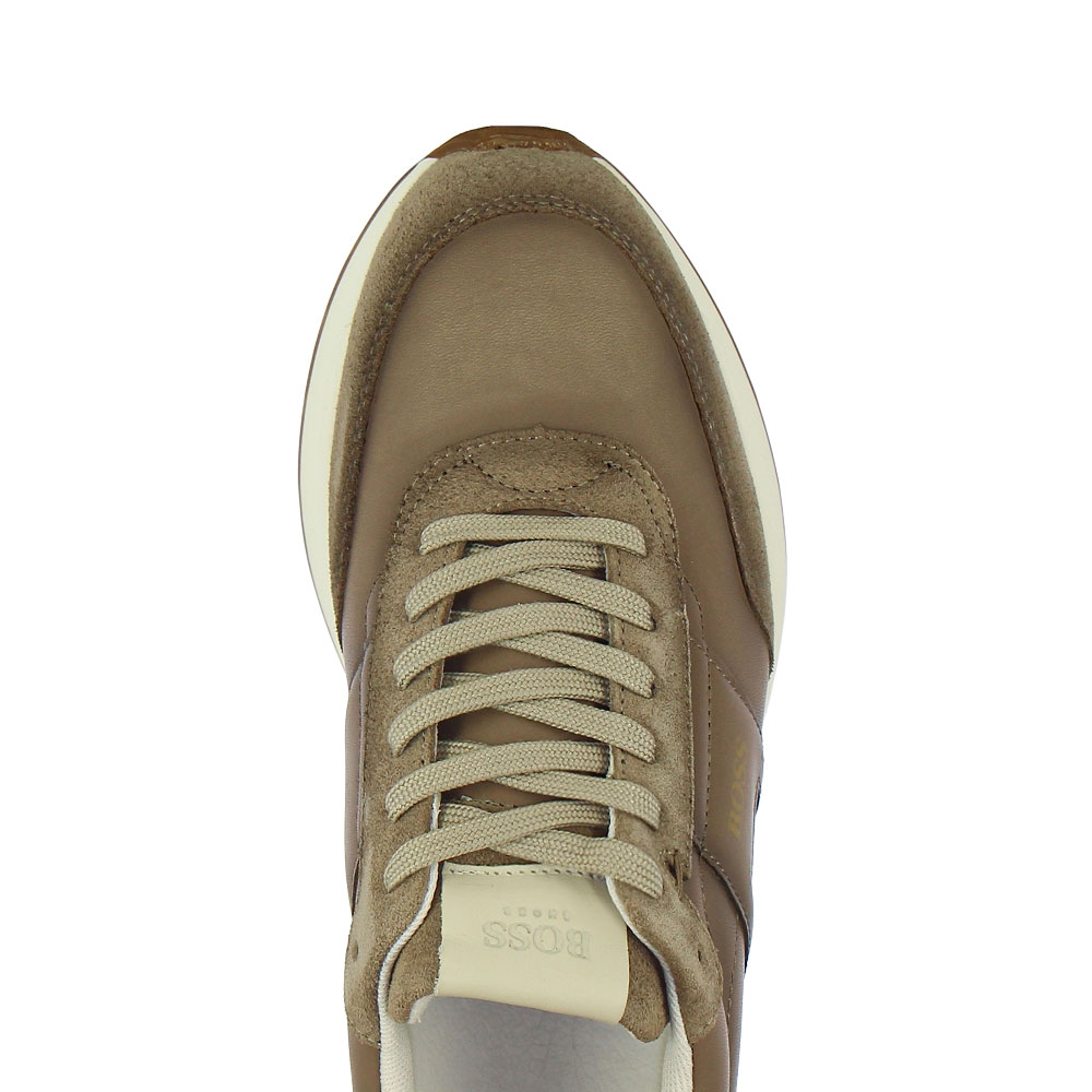 BOSS</br>Boss D321/A VESUVIO Ανδρικά Sneakers Πούρο/Λευκό Δέρμα