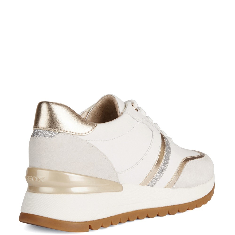 GEOX</br>Γυναικεία Sneakers Λευκό/Πάγος DESY A D3500A 08522 C1352 Geox GEOX</br>Γυναικεία Sneakers Λευκό/Πάγος DESY A D3500A 08522 C1352 Geox