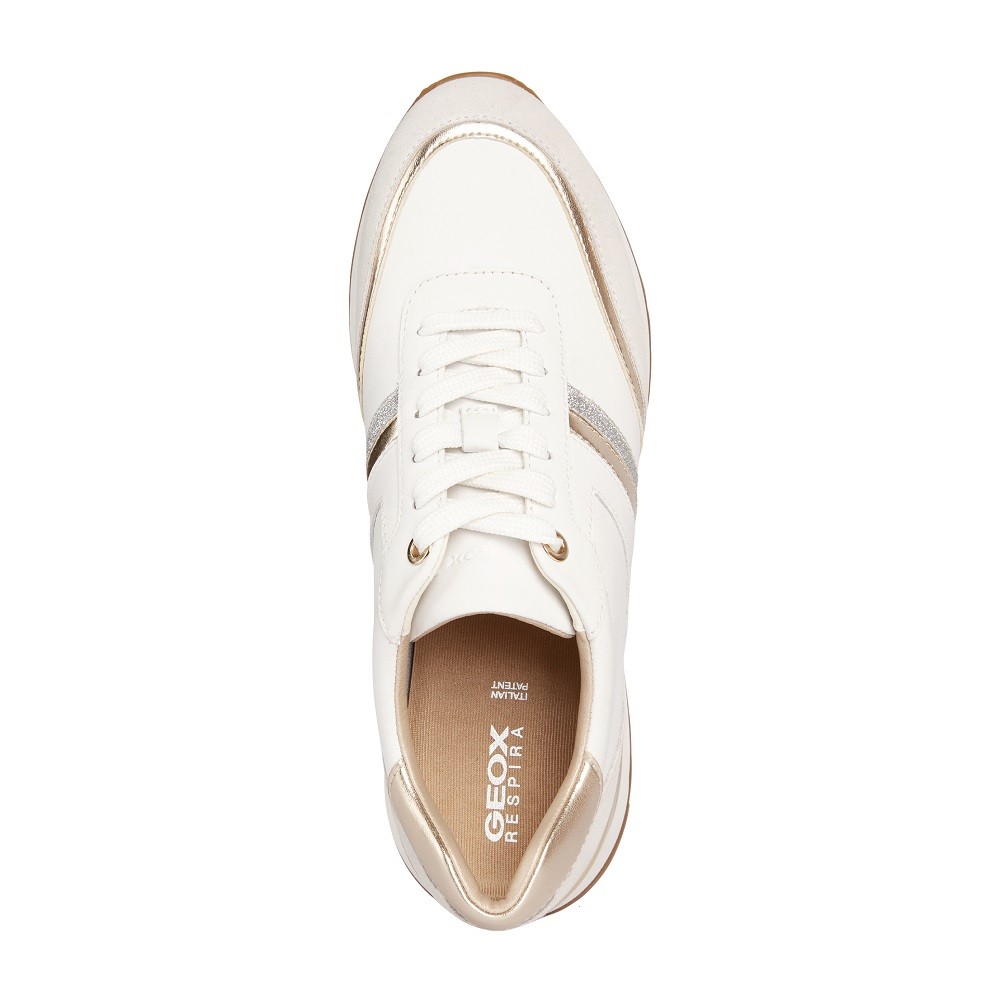 GEOX</br>Γυναικεία Sneakers Λευκό/Πάγος DESY A D3500A 08522 C1352 Geox GEOX</br>Γυναικεία Sneakers Λευκό/Πάγος DESY A D3500A 08522 C1352 Geox