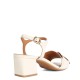 GEOX</br>Γυναικεία Πέδιλα Εκρού Δέρμα D35RNB 000TU C1002 N.ERAKLIA 50 B Geox