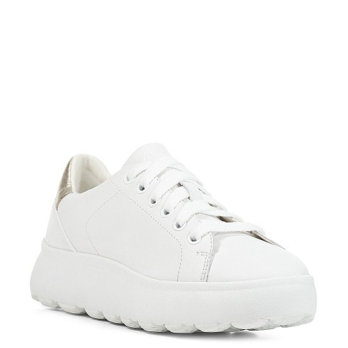Γυναικεία Sneakers Λευκό/Χρυσό Δέρμα D35TCB 085V2 C0232 SPHERICA EC4-1 B Geox