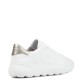 GEOX</br>Γυναικεία Sneakers Λευκό/Χρυσό Δέρμα D35TCB 085V2 C0232 SPHERICA EC4-1 B Geox GEOX</br>Γυναικεία Sneakers Λευκό/Χρυσό Δέρμα D35TCB 085V2 C0232 SPHERICA EC4-1 B Geox
