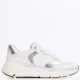 GEOX</br>Γυναικεία Sneakers Λευκό/Ασημί Δέρμα D35UFA 085BN C0007 DIAMANTA A Geox GEOX</br>Γυναικεία Sneakers Λευκό/Ασημί Δέρμα D35UFA 085BN C0007 DIAMANTA A Geox