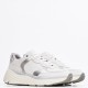 GEOX</br>Γυναικεία Sneakers Λευκό/Ασημί Δέρμα D35UFA 085BN C0007 DIAMANTA A Geox GEOX</br>Γυναικεία Sneakers Λευκό/Ασημί Δέρμα D35UFA 085BN C0007 DIAMANTA A Geox