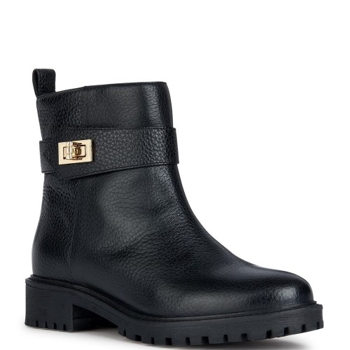 Γυναικεία Μποτάκια Μαύρο HOARA A D36FTA 00046 C9999 Geox