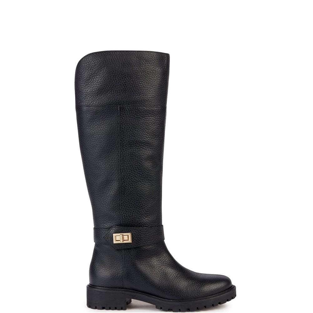 GEOX</br>Γυναικεία Μπότα HOARA D Μαύρο Δέρμα D36FTD 00046 C9999 Geox