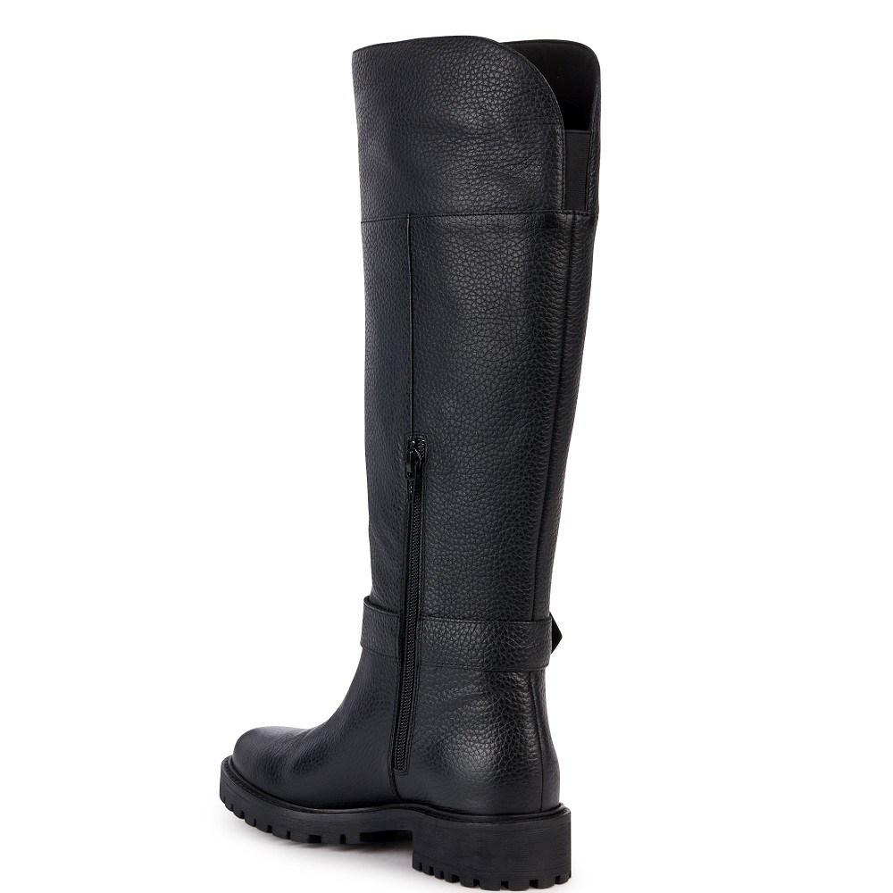 GEOX</br>Γυναικεία Μπότα HOARA D Μαύρο Δέρμα D36FTD 00046 C9999 Geox