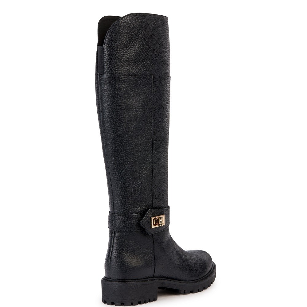 GEOX</br>Γυναικεία Μπότα HOARA D Μαύρο Δέρμα D36FTD 00046 C9999 Geox