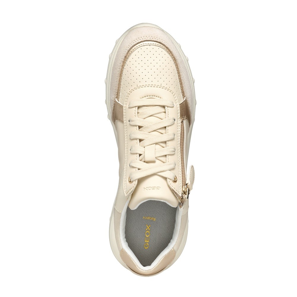 GEOX</br>Γυναικεία Sneakers Μπεζ Δέρμα ALLENIEE B D36LPB 05422 C1122 Geox GEOX</br>Γυναικεία Sneakers Μπεζ Δέρμα ALLENIEE B D36LPB 05422 C1122 Geox
