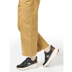 Γυναικεία Sneakers Μαύρο/Ταμπά Δέρμα DIAMANTA D36UFE 05485 C9209 Geox