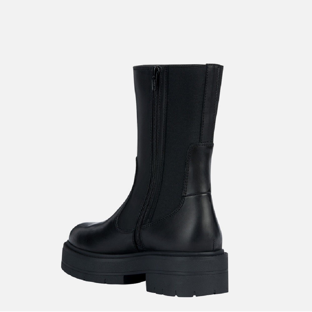 GEOX</br>Γυναικεία Μποτάκια Μαύρο Δέρμα SPHERICA EC7 K D36VDK 00043 C9999 Geox GEOX</br>Γυναικεία Μποτάκια Μαύρο Δέρμα SPHERICA EC7 K D36VDK 00043 C9999 Geox
