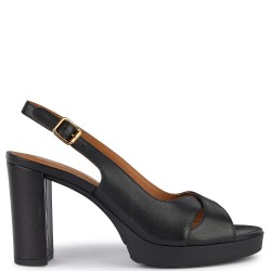 Γυναικεία Πέδιλα Μαύρο Δέρμα WALK PLEASURE 85S C D45B6C 00043 C9999 Geox