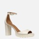 GEOX</br>Γυναικεία Πέδιλα Off White Δέρμα D45B6D 00043 C1002 WALK PLEASURE 85S D Geox