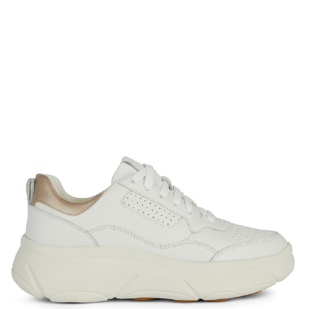 GEOX</br>Γυναικεία Sneakers Λευκό Δέρμα NEBULA 2.0 X B D45NHB 046NF C1000 Geox GEOX</br>Γυναικεία Sneakers Λευκό Δέρμα NEBULA 2.0 X B D45NHB 046NF C1000 Geox