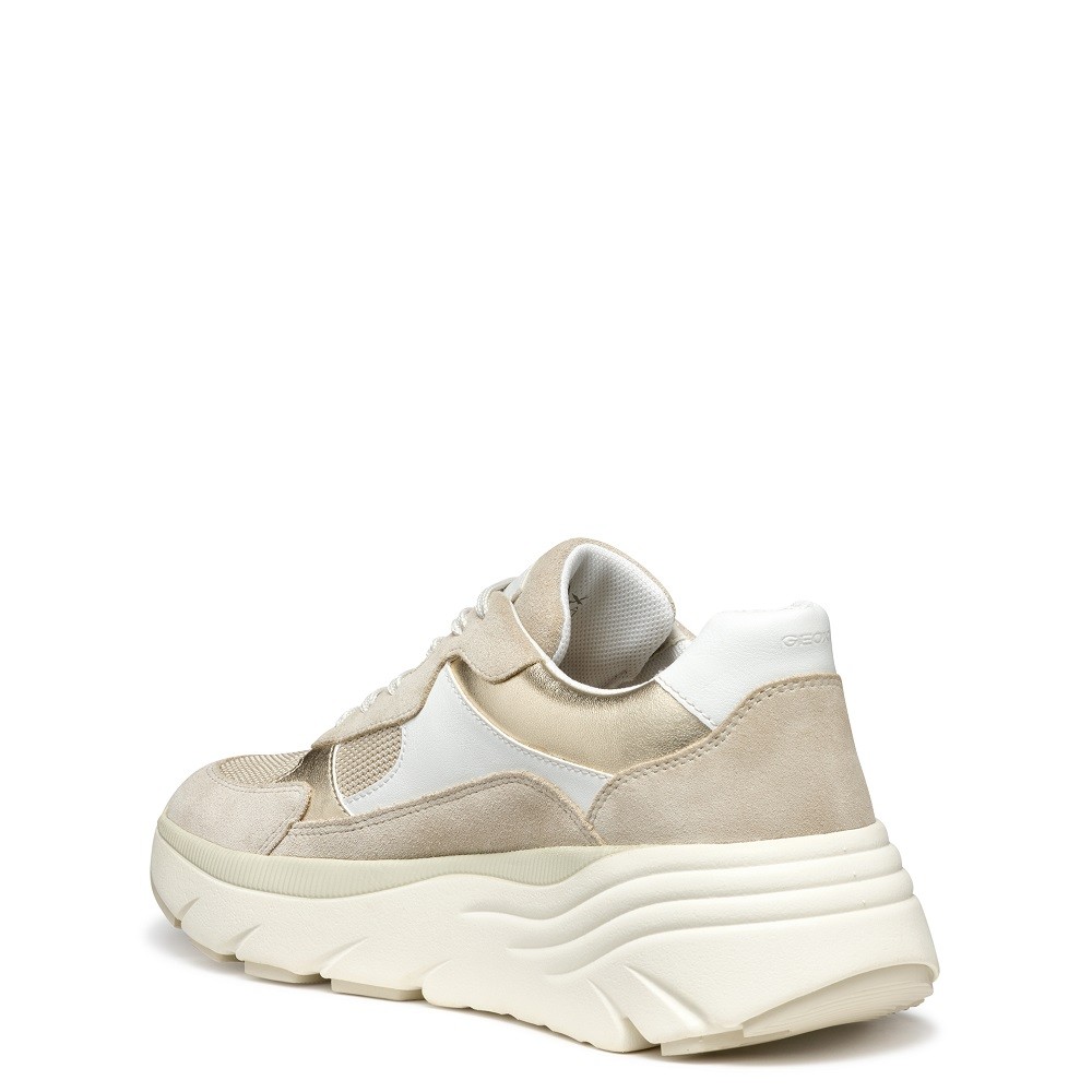 GEOX</br>Γυναικεία Sneakers Λευκό/Μπεζ DIAMANTA B D45UFB 05422 C1ZH6 Geox GEOX</br>Γυναικεία Sneakers Λευκό/Μπεζ DIAMANTA B D45UFB 05422 C1ZH6 Geox