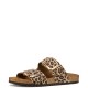 GEOX</br>Geox BRIONIA R D45Y3B 000BS C5018 Γυναικεία Σανδάλια Μπεζ Animal Δέρμα Suede