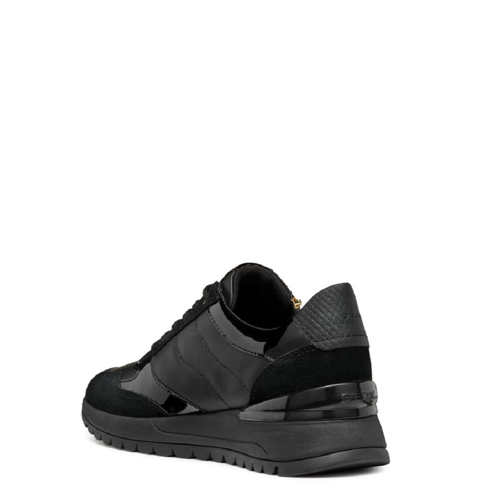 GEOX</br>Γυναικεία Sneakers Μαύρο Δέρμα DESY D4600A 08522 C9999 Geox GEOX</br>Γυναικεία Sneakers Μαύρο Δέρμα DESY D4600A 08522 C9999 Geox