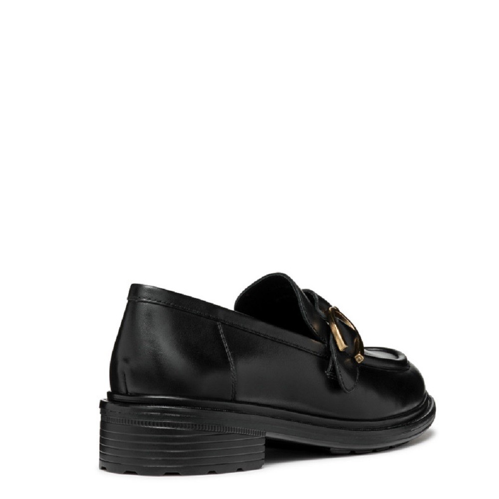 GEOX</br>Γυναικεία Loafers Μαύρο Δέρμα WALK PLEASURE D46TGC 00043 C9999 Geox GEOX</br>Γυναικεία Loafers Μαύρο Δέρμα WALK PLEASURE D46TGC 00043 C9999 Geox