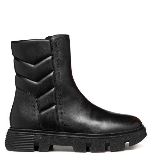 Γυναικεία Μποτάκια Μαύρο Δέρμα VILDE B D46UAB 0TUBC C9999 Geox