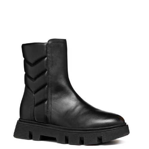 Γυναικεία Μποτάκια Μαύρο Δέρμα VILDE B D46UAB 0TUBC C9999 Geox