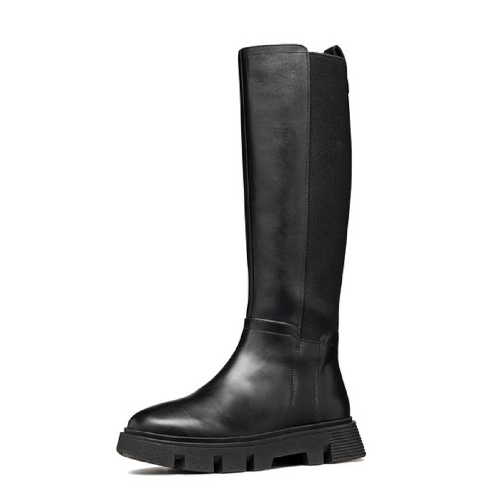 GEOX</br>Γυναικείες Μπότες Μαύρο Δέρμα VILDE D D46UAD 043NH C9999 Geox GEOX</br>Γυναικείες Μπότες Μαύρο Δέρμα VILDE D D46UAD 043NH C9999 Geox