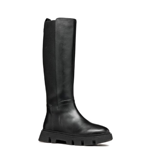 Γυναικείες Μπότες Μαύρο Δέρμα VILDE D D46UAD 043NH C9999 Geox