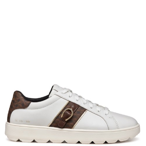 Γυναικεία Sneakers Λευκό/Καφέ SPHERICA ECUB-1 A D46WEA 08504 C0356 SPHERICA Geox