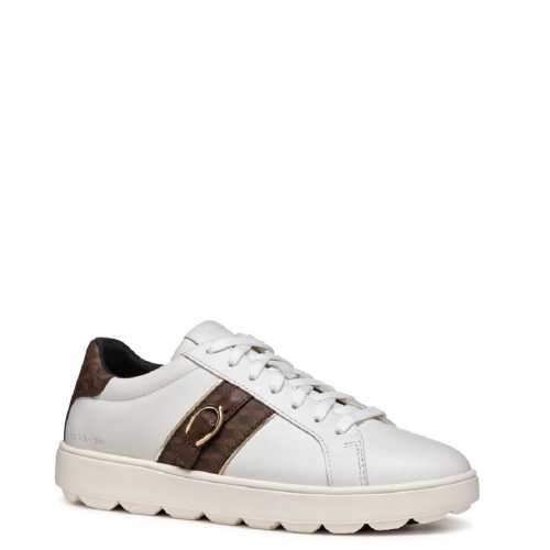 Γυναικεία Sneakers Λευκό/Καφέ SPHERICA ECUB-1 A D46WEA 08504 C0356 SPHERICA Geox