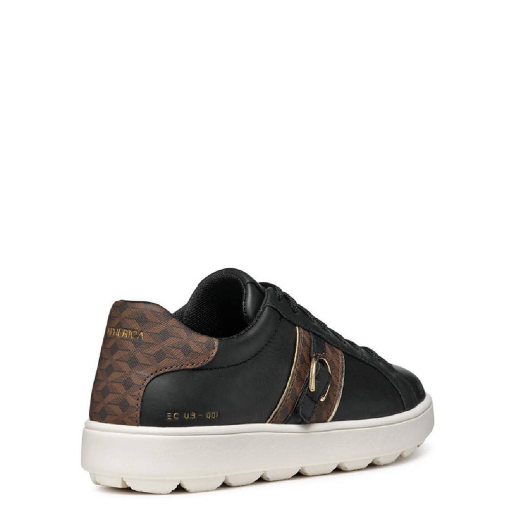 GEOX</br>Γυναικεία Sneakers Μαύρο/Καφέ Δέρμα SPHERICA ECUB-1 A D46WEA 08504 C9229 Geox GEOX</br>Γυναικεία Sneakers Μαύρο/Καφέ Δέρμα SPHERICA ECUB-1 A D46WEA 08504 C9229 Geox
