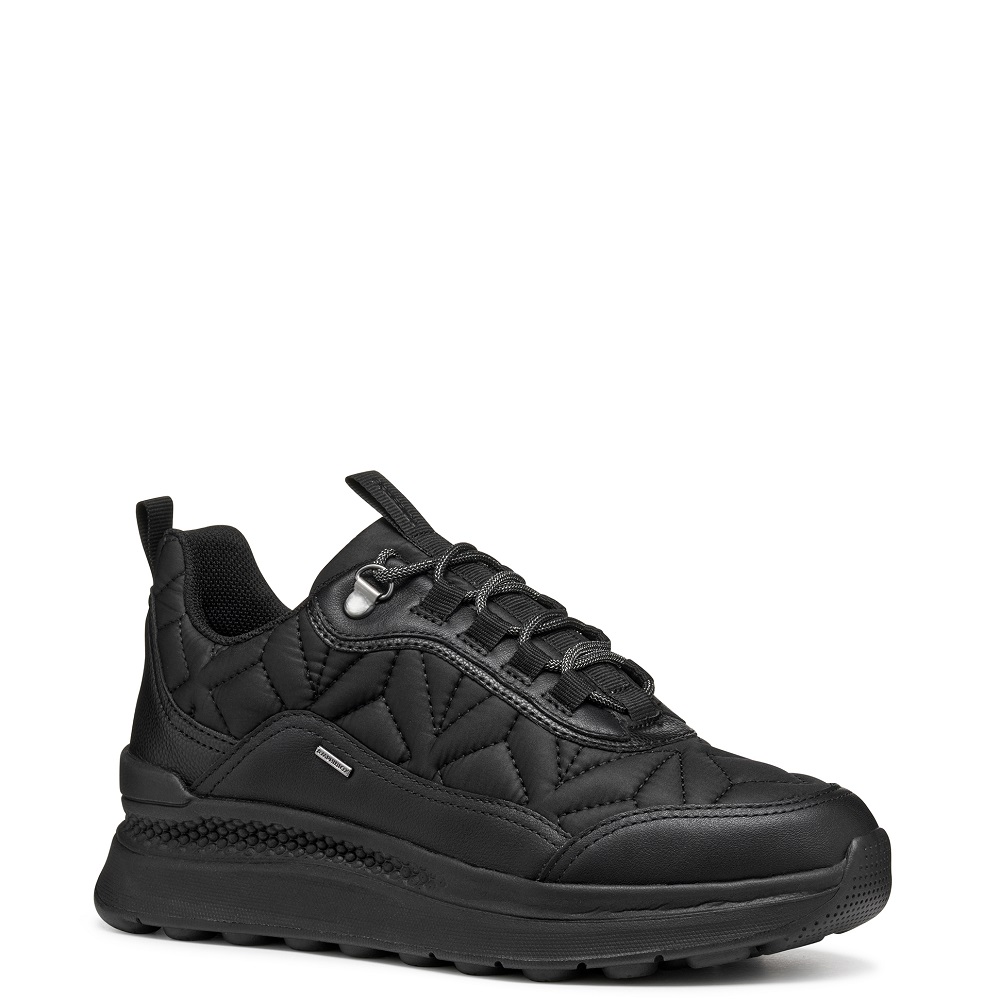 GEOX</br>Geox SPHERICA ACTIF X2 B ABX D46WPD OFU85 C9999 Γυναικεία Sneakers Μαύρο Δέρμα Waterproof GEOX</br>Geox SPHERICA ACTIF X2 B ABX D46WPD OFU85 C9999 Γυναικεία Sneakers Μαύρο Δέρμα Waterproof