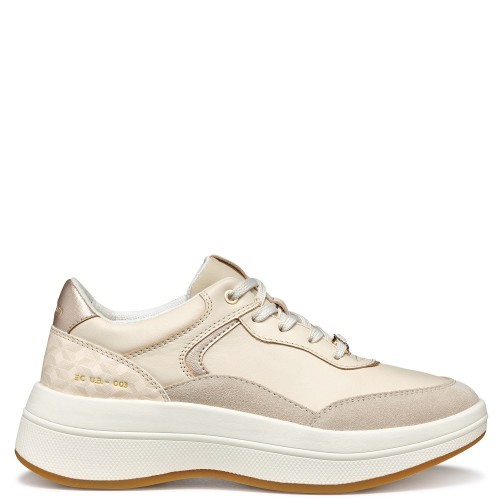 Γυναικεία Sneakers Μπεζ Δέρμα SPHERICA ECUB-3 D D46WTD 08504 C1122 Geox