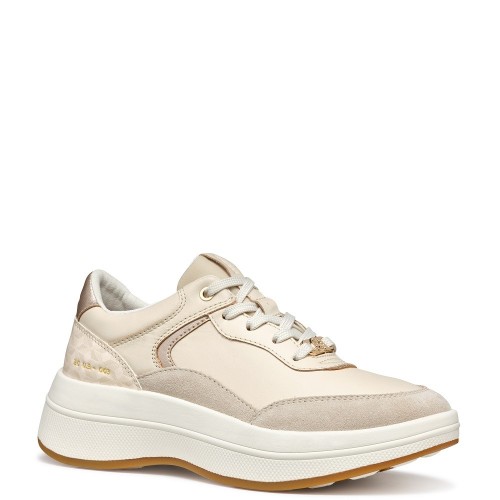 Γυναικεία Sneakers Μπεζ Δέρμα SPHERICA ECUB-3 D D46WTD 08504 C1122 Geox