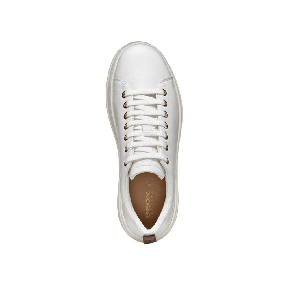 GEOX</br>Γυναικεία Sneakers Λευκό Δέρμα SPHERICA ECUB-2 A D46WVA 00085 C1000 Geox GEOX</br>Γυναικεία Sneakers Λευκό Δέρμα SPHERICA ECUB-2 A D46WVA 00085 C1000 Geox