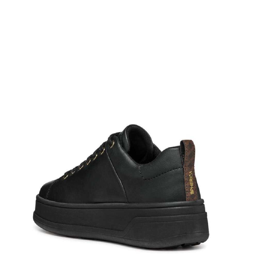 GEOX</br>Γυναικεία Sneakers Μαύρο Δέρμα SPHERICA ECUB-2 A D46WVA 00085 C9997 Geox GEOX</br>Γυναικεία Sneakers Μαύρο Δέρμα SPHERICA ECUB-2 A D46WVA 00085 C9997 Geox