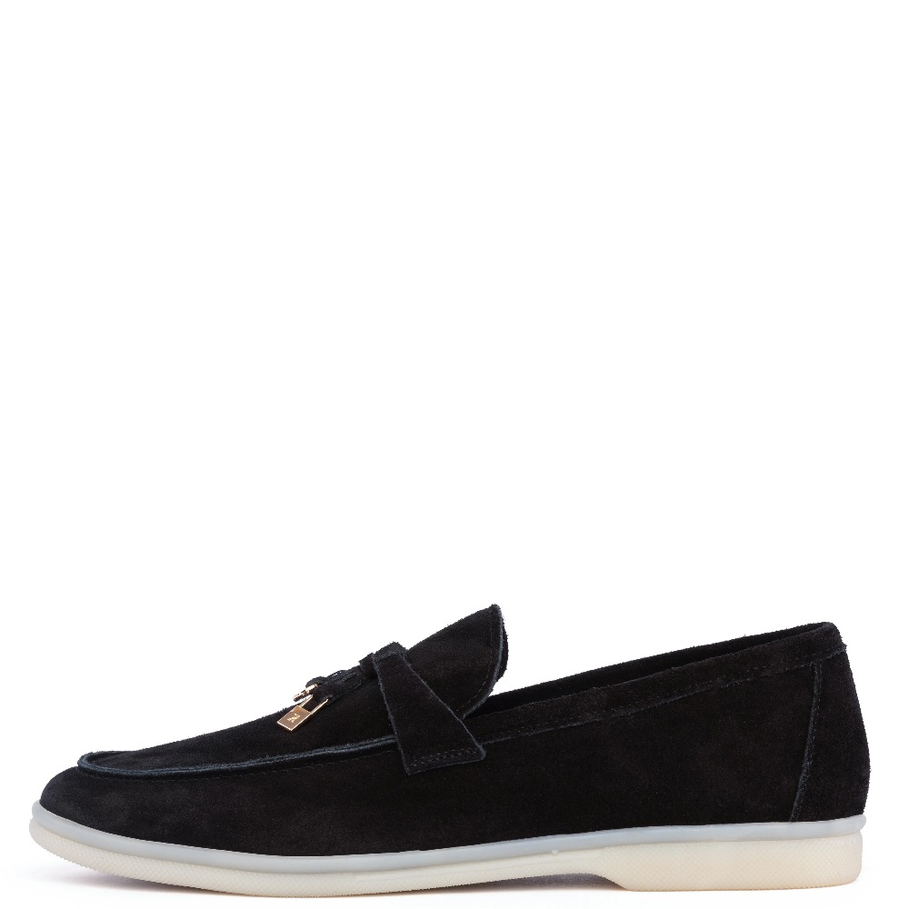 KOMIS & KOMIS</br>Komis & Komis D500 Γυναικεία Loafers Μαύρο Suede KOMIS & KOMIS</br>Komis & Komis D500 Γυναικεία Loafers Μαύρο Suede