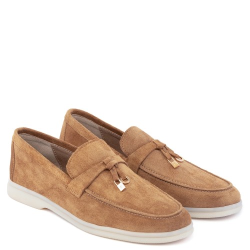 Komis & Komis D500 Γυναικεία Loafers Ταμπά Suede