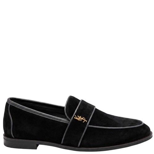 Komis & Komis D515 Γυναικεία Loafers Μαύρο Suede