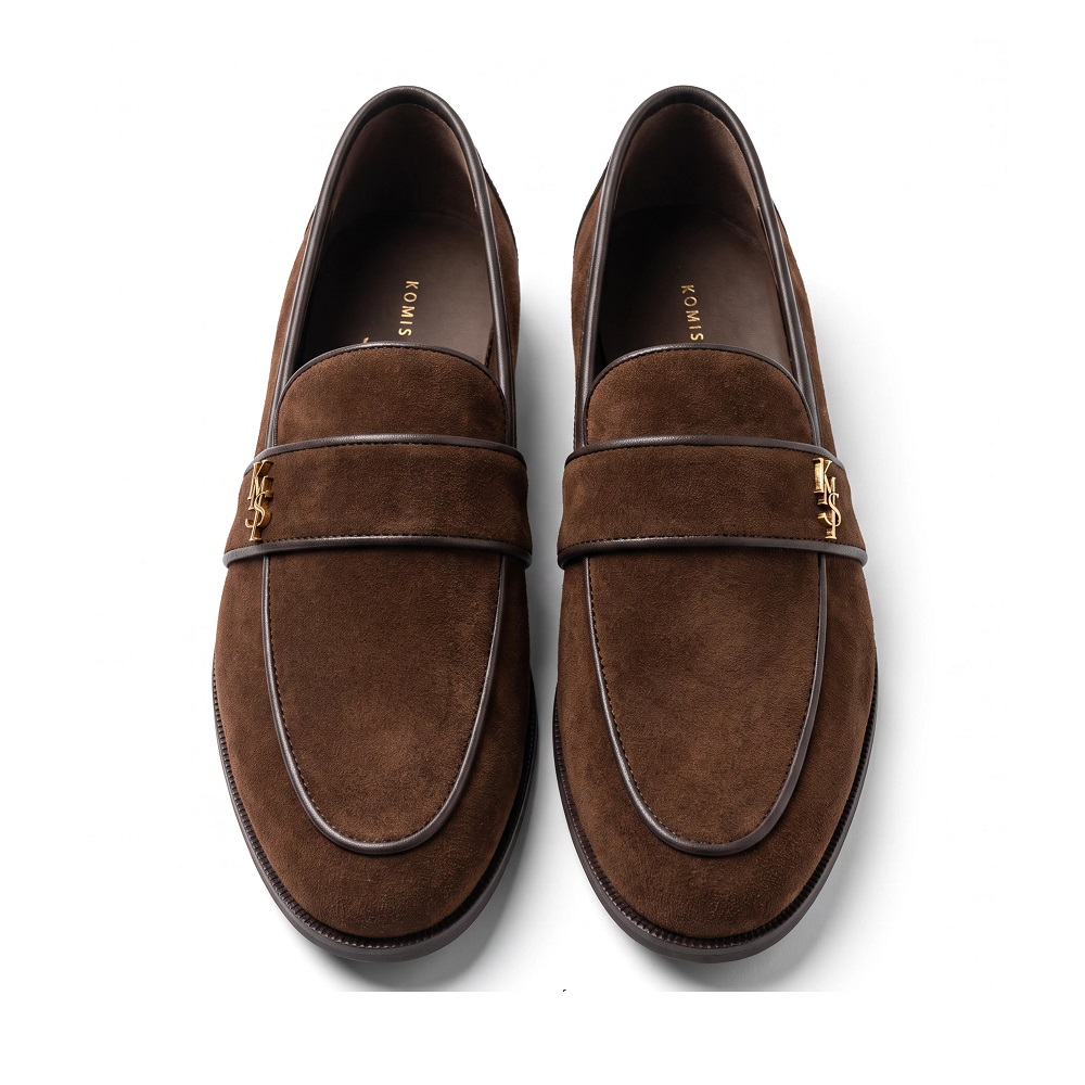 KOMIS & KOMIS</br>Komis & Komis D515 Γυναικεία Loafers Καφέ Suede KOMIS & KOMIS</br>Komis & Komis D515 Γυναικεία Loafers Καφέ Suede