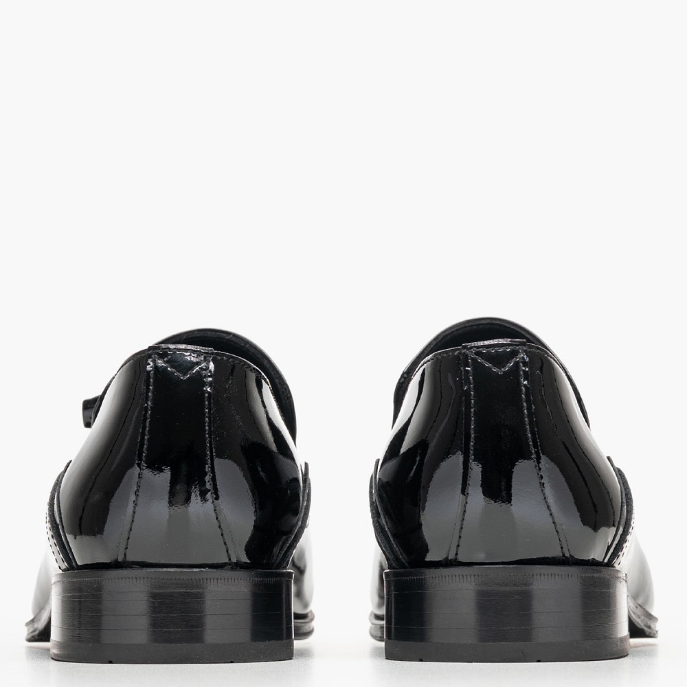 BOSS</br>Boss D5429 LOUSTRINI Ανδρικά Μοκασίνια/Loafers Μαύρο Δέρμα