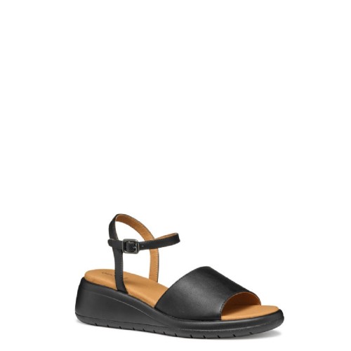 Geox MELICONIA A D550FA 000BC C9999 Γυναικείες Πλατφόρμες Μαύρο