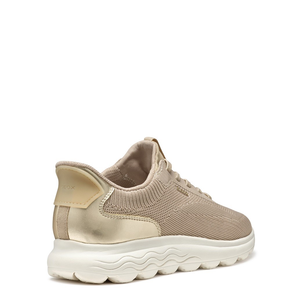 GEOX</br>Γυναικεία Sneakers Μπεζ/Χρυσό SPHERICA PLUS A D557MA 06KBN CH62L Geox GEOX</br>Γυναικεία Sneakers Μπεζ/Χρυσό SPHERICA PLUS A D557MA 06KBN CH62L Geox